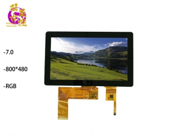 双古显控 7.0寸TFT电容触摸液晶屏 TN 800*480 RGB 40PIN 全贴合 应用于工控、医疗、智能家居、玩具等