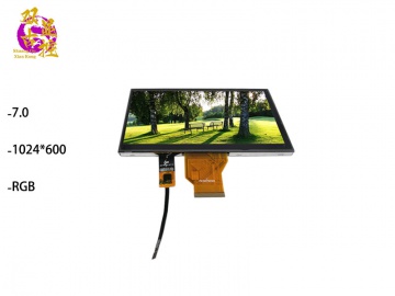 双古显控 7.0寸电容触摸液晶屏 IPS 1024*600 RGB接口 50PIN 300亮度 全贴合 应用于工控、医疗、智能家居、玩具等
