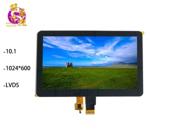 双古显控 10.1寸高亮电容触摸液晶屏 IPS 1024*600 LVDS 40PIN 350亮度 全贴合 应用于工控、医疗、智能家居、玩具