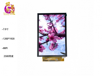 双古显控 7.0寸高分高亮TFT液晶屏IPS屏 1200*1920 2500亮度 MIPI接口 可配全贴合触摸（工业、家电、玩具、医疗类用高分高亮TFT液晶显示屏）