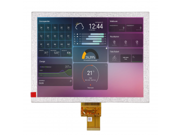 8寸TFT液晶显示屏 1024*768 IPS液晶屏 170亮度 40PINS LVDS 可替群创HJ080NA-01E/HJ080IA-01F/ HJ080NA-04