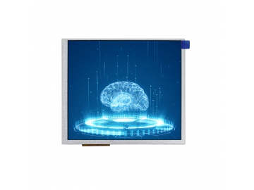 7寸TFT液晶显示屏 600*600 430亮度 40PINS LVDS 正方形屏 切割屏