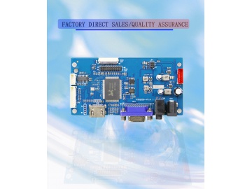 驱动板支持1Lane和2lane eDP LCD面板 带1920*1080@60HZ 支持VGA信号输入 驱动板