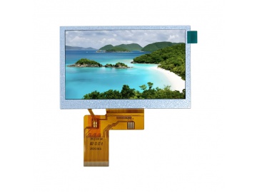 4.3寸LCD显示屏40PIN RGB接口800*480分辨率IPS视角TFT-LCD液晶屏