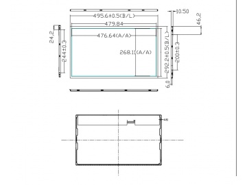 21.5寸, 1920*1080, 5000亮度, 30pins, LVDS接口 高亮屏, 广告机