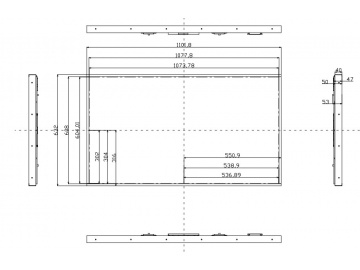 49寸, 1920*1080, 2000亮度, 51pins, LVDS接口 高亮屏, 广告机