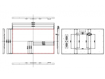 55寸 FHD 1920*1080, 4000亮度, 51pins LVDS接口 高亮屏, 广告机