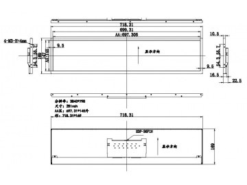 28寸, UHD 3840*798 400亮度, 30pins, EDP接口, 高亮屏, 广告机