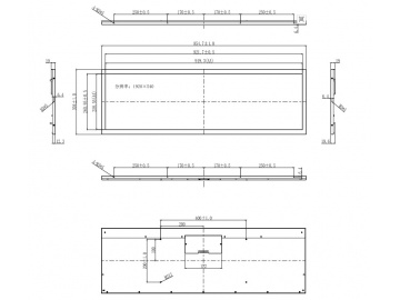 37.6寸, FHD 1920*540 1200亮度, 51pins, LVDS接口, 高亮屏, 广告机