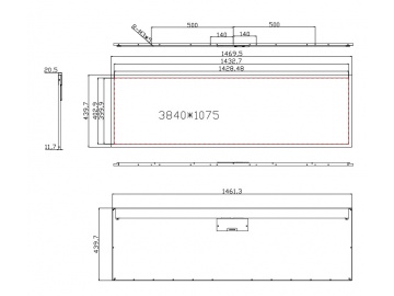 58.3寸, UHD 3840*1075 700亮度, 51pins, V-by-One 8 lane, 高亮屏, 广告机