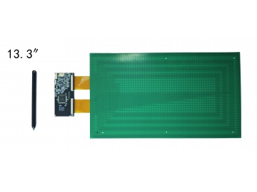 博程 13.3英寸电磁天线板 1920*1080 签批触摸屏 金融签批绘画电磁触摸板