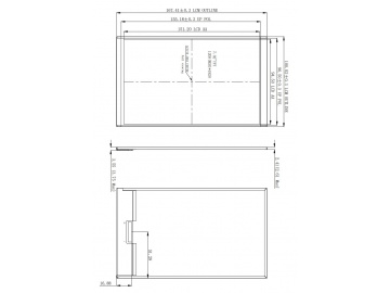 1200X1920 MIPI 1500亮度 超薄宽温高亮