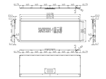 1920×540 700cd 高亮 3000:1 对比度 HVA 广视角 LVDS 液晶模组 商显 / 货架 / 电梯长条屏