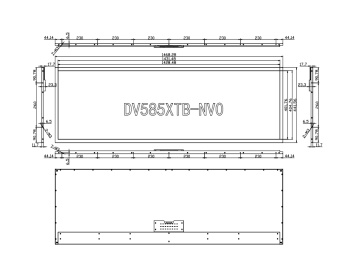58.4 寸条形屏 TSDV585XTB-NV0 3840×1080 700cd 高亮 1200:1 对比度 IPS 广视角 V-by-One 液晶模组 大型商超 / 扶梯超长广告条屏 58.4 寸条形屏 TSDV585XTB-NV0 3840×1080 700cd 高亮 1200:1 对比度 IPS 广视角 V-by-One 液晶模组 大型商超 / 扶梯超长广告条屏