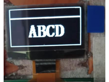 0.96寸, 128*64, 30pins, 白光OLED, 3/4线SPI、I2C接口