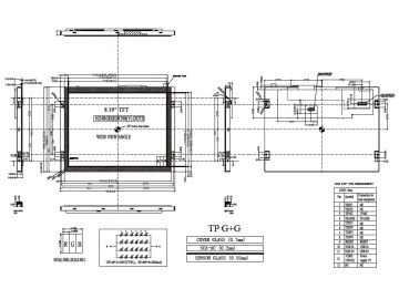 8.4寸 1024x768 650亮度 25pins LVDS IPS 工业液晶模组