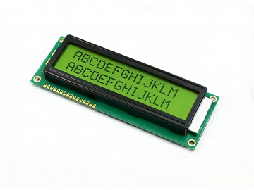 1601字符液晶显示屏16字*1行LCM液晶模块黄底白字液晶显示屏模块