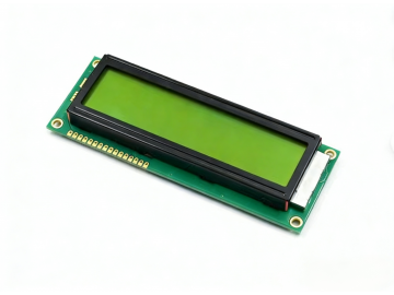 1602 LCD液晶显示屏 1602A蓝屏/黄绿 5V 黑字体带背光 LCD1602 外形尺寸 84.0X44.0X13.5