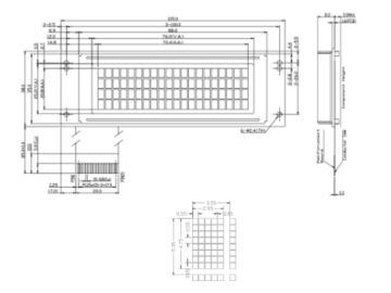 5.0V 硅蓝/灰/黄绿 20字符 x 4行 2004 LCD模块 4x20字符液晶显示屏