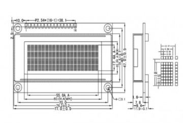 2004 单色 COB LCD 显示屏的 16 针 20X4 字符 SPI I2C 并行接口模块