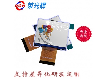 2.0寸, 超宽视角, 480*360, 380亮度, 40pins, TTL接口, ST7701S, TFT液晶屏