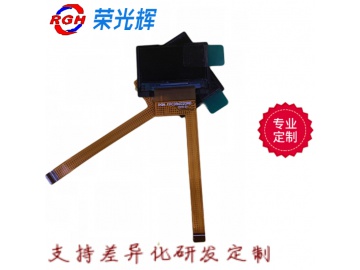 0.96寸, 128*64, 亮度150, 13pins, SPI接口, ST7735S, TN液晶显示屏