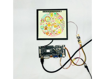 10.3“768*768 LVDS方形液晶显示器飞行模拟器