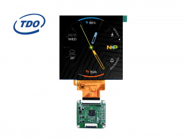 冠显4寸显示屏QSPI/SPI接口720*720 86盒子智能家居屏tft液晶屏