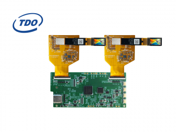 TDO推荐0.6’‘Type-C双目高刷板驱动显示方案 6000亮度1920*1080运动眼镜/瞄准镜/热成像