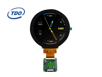 冠显4寸屏720*720分辨率QSPI/SPI接口tft液晶显示屏圆形屏 esp32