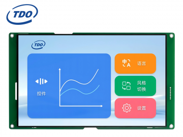 冠显8寸液晶串口屏800*1280带串口医疗级无触摸