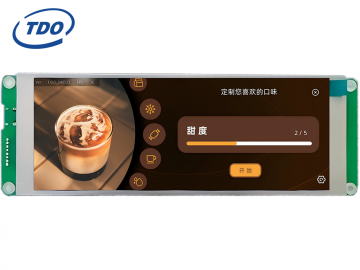 冠显 6.8寸液晶串口触摸屏带组态医疗级电梯/咖啡机屏