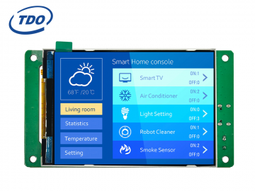 冠显3.5寸智能显示液晶触摸串口屏带组态3.3V TTL通讯 商业级