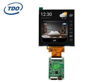 冠显 4寸方形串口触摸屏720*720液晶显示屏支持二次开发组态屏