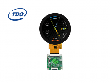 冠显2.1寸显示屏QSPI/SPI接口转接板tft液晶屏圆形 480*480分辨率